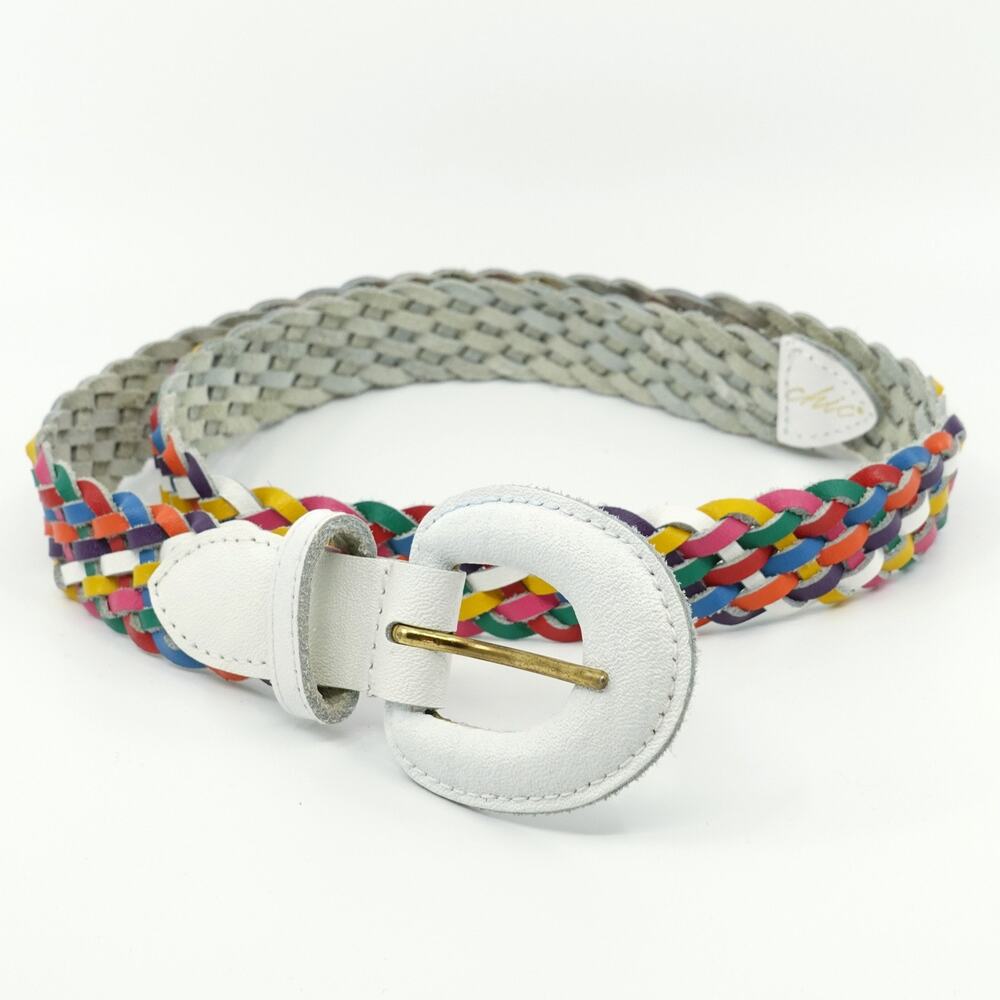 Vintage Rainbow Woven Belt